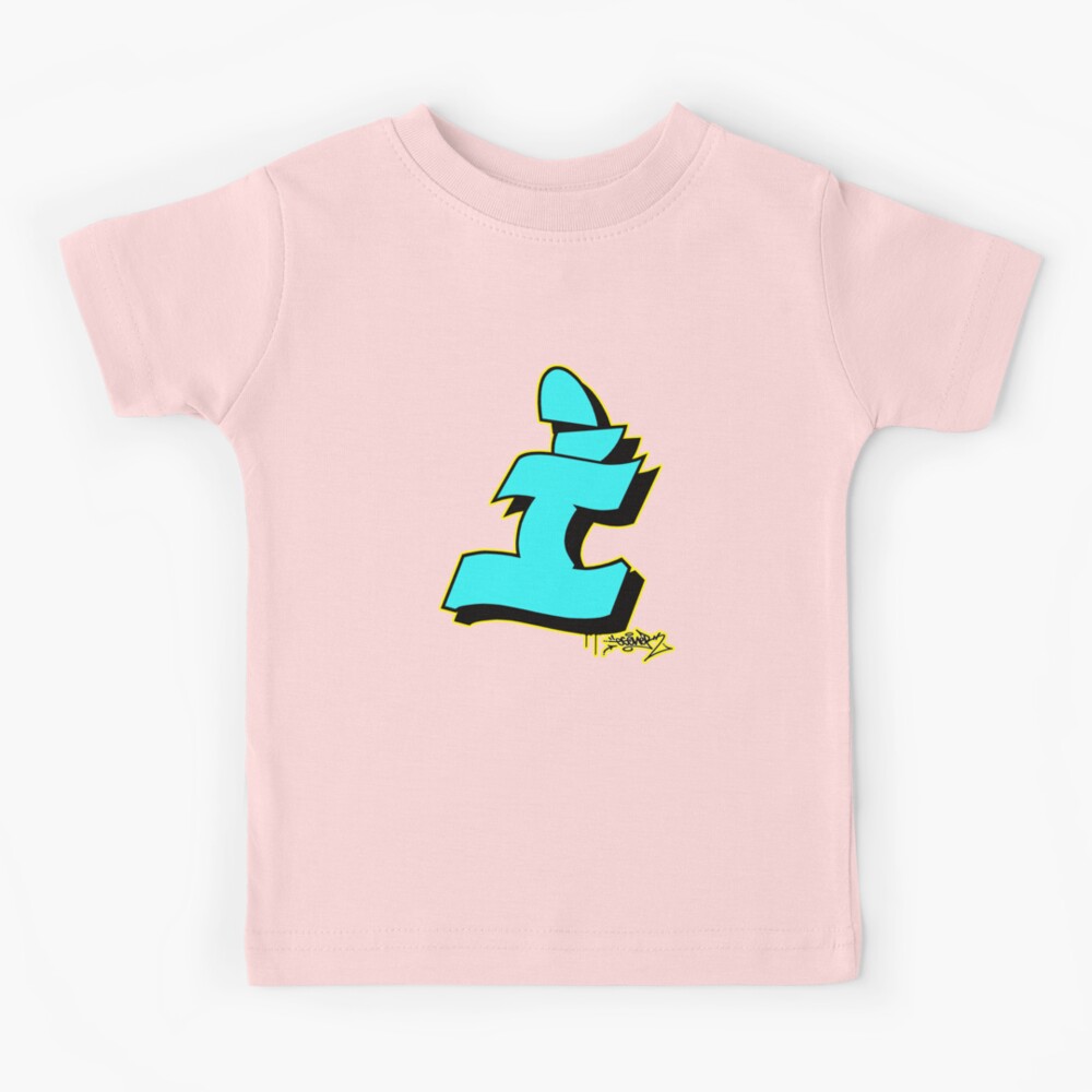 BLUE LETTER R BY ESONE URBAN GRAFFITI STREET STYLE  Kids T-Shirt for Sale  by GraffitiBomberZ