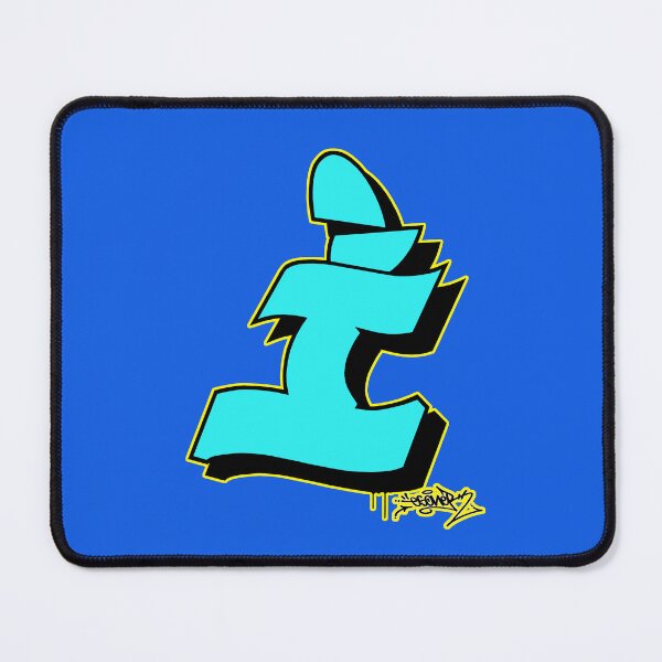 Item preview, BLUE LETTER I BY ESONE URBAN GRAFFITI STREET STYLE  designed and sold by GraffitiBomberZ.