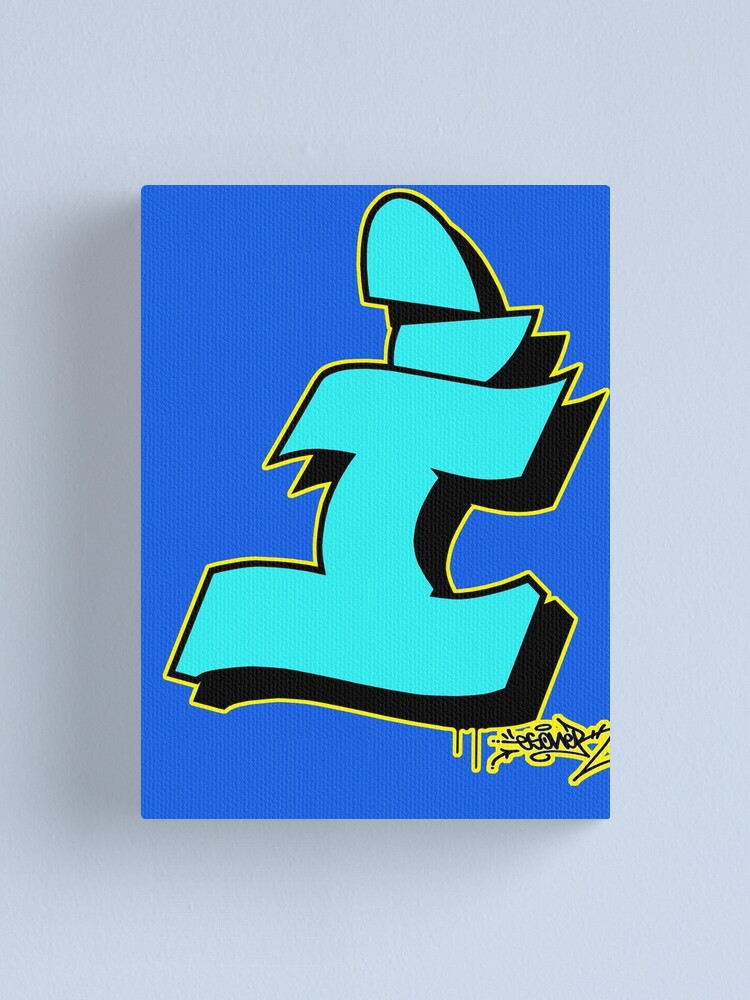 BLUE LETTER R BY ESONE URBAN GRAFFITI STREET STYLE  Kids T-Shirt for Sale  by GraffitiBomberZ