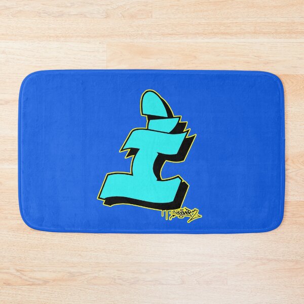 Item preview, BLUE LETTER I BY ESONE URBAN GRAFFITI STREET STYLE  designed and sold by GraffitiBomberZ.