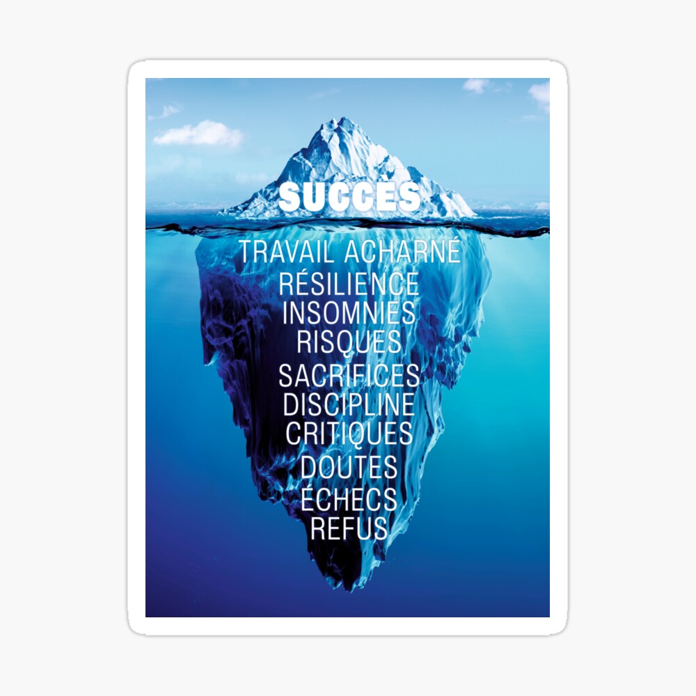 Success Iceberg Poster Painting canvas online 16*24 inch