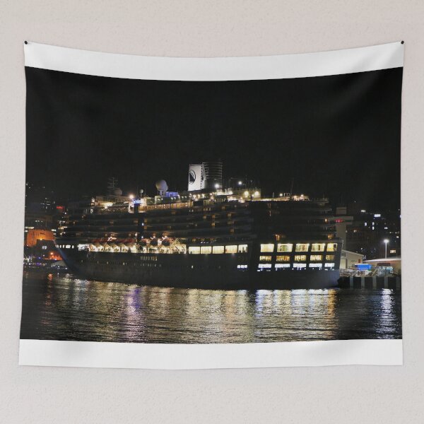 Item preview, Cruise Ship with lights, Hobart, Tasmania designed and sold by FranWest.