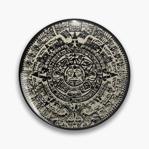 Item preview, Calendario Azteca - on Black designed and sold by boltjesdesign.