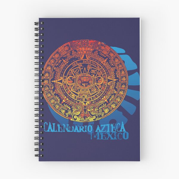 Item preview, Calendario Azteca México - en azul oscuro designed and sold by boltjesdesign.