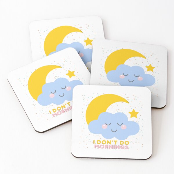 Item preview, I don't do mornings | designed and sold by YS-Prints.
