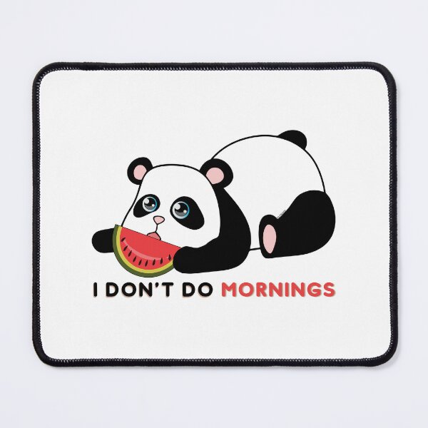 Item preview, I don't do mornings | designed and sold by YS-Prints.