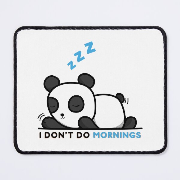 Item preview, I don't do mornings | designed and sold by YS-Prints.