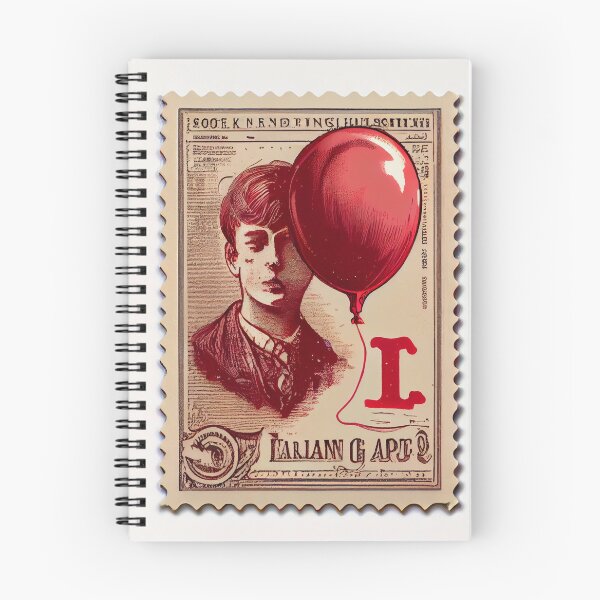 Item preview, The Jangling Stamp and Balloon Digital Painting designed and sold by CodeAndColors.
