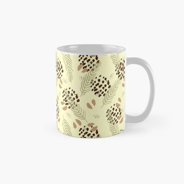 Item preview, Vector Nature Pattern with Leaves in Neutral Tones designed and sold by BirdsNatureArt.