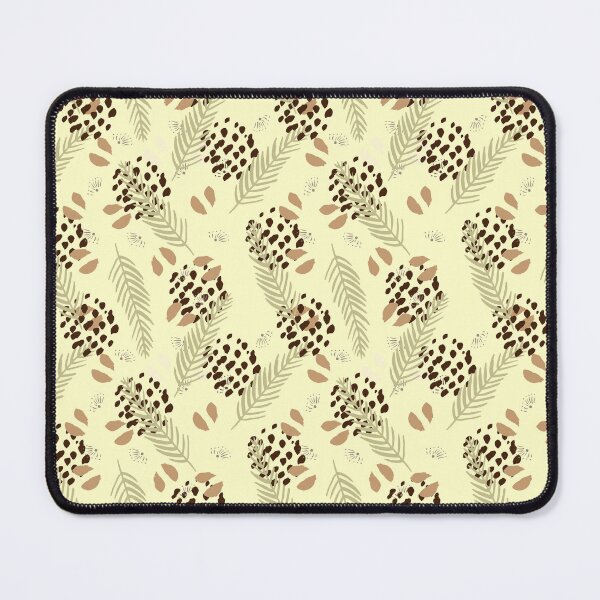 Item preview, Vector Nature Pattern with Leaves in Neutral Tones designed and sold by BirdsNatureArt.