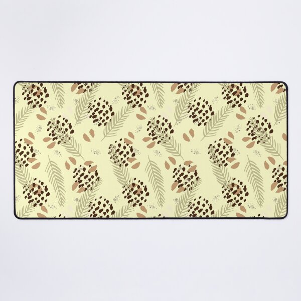 Item preview, Vector Nature Pattern with Leaves in Neutral Tones designed and sold by BirdsNatureArt.