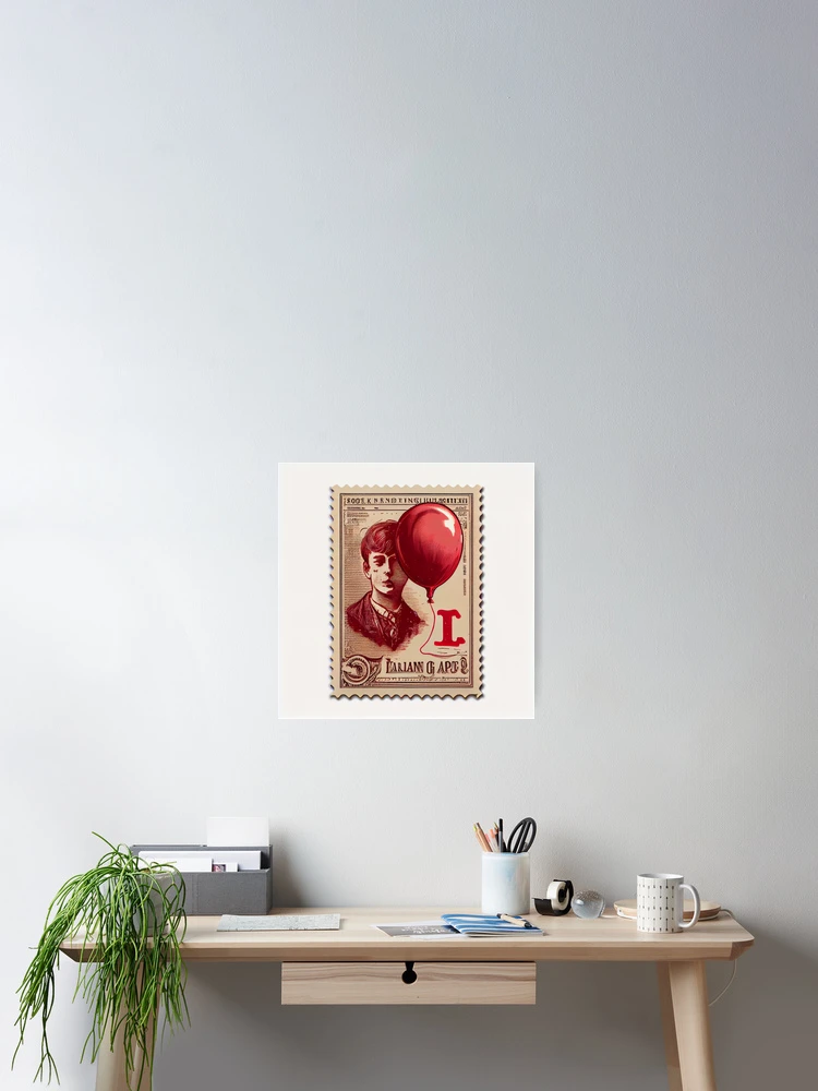 Imagen 2 de 3, Póster con la obra The Jangling Stamp and Balloon Digital Painting, diseñada y vendida por CodeAndColors.