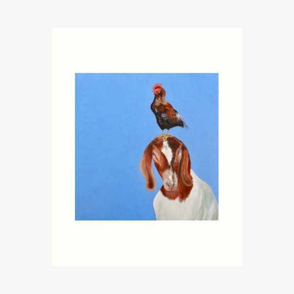 Roostergoat Art Print