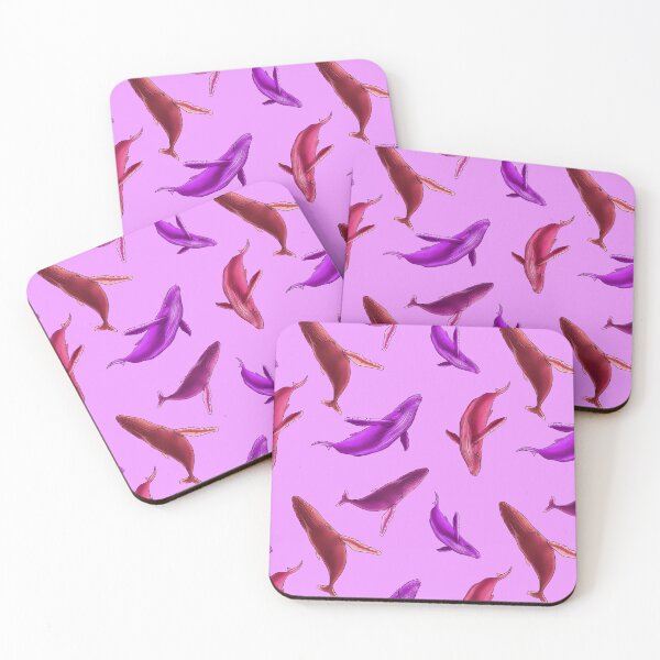 Item preview, Whales Dancing in Pink Water designed and sold by Naturascopia.