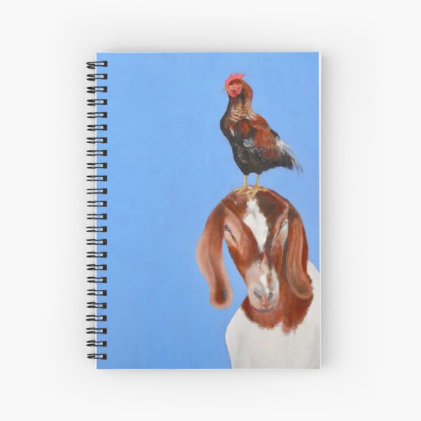 Roostergoat  Spiral Notebook