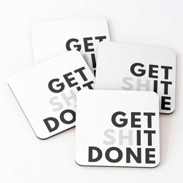 Item preview, Get Shit Done Motivation Quote designed and sold by Torii Studio.