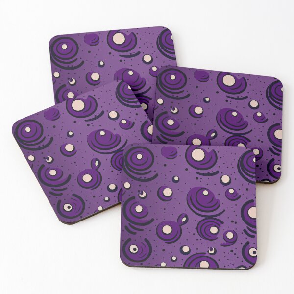 Item preview, Purple Cartoon Minimalist Pattern Digital Painting designed and sold by CodeAndColors.