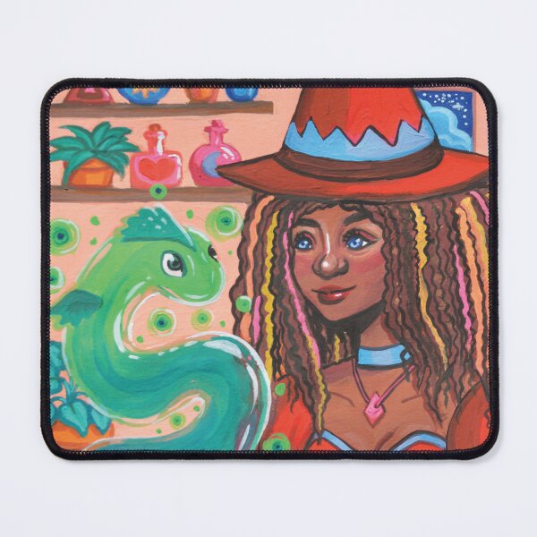 Item preview, Witch with her familiar designed and sold by NuranCawthorne.