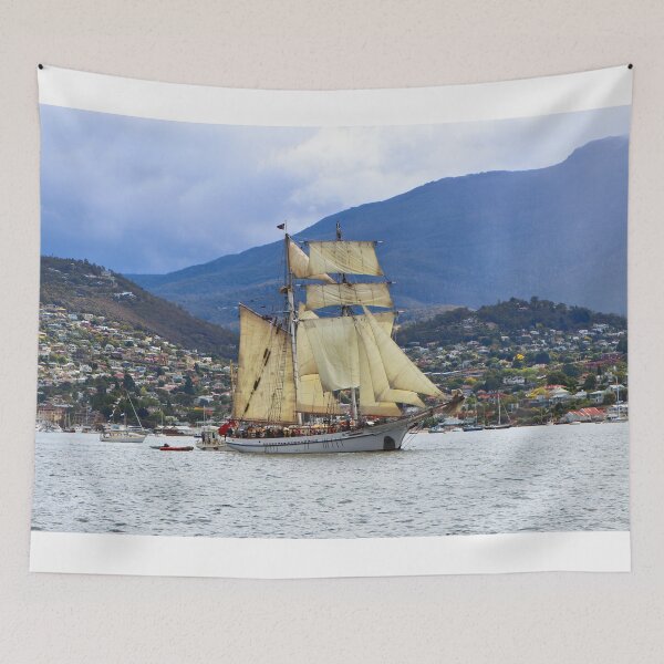 Item preview, One and All sailing ship, Hobart, Tasmania designed and sold by FranWest.