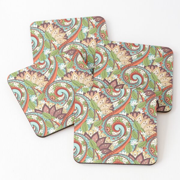 Item preview, Paisley Print with Vintage Floral Motifs designed and sold by lissantee.