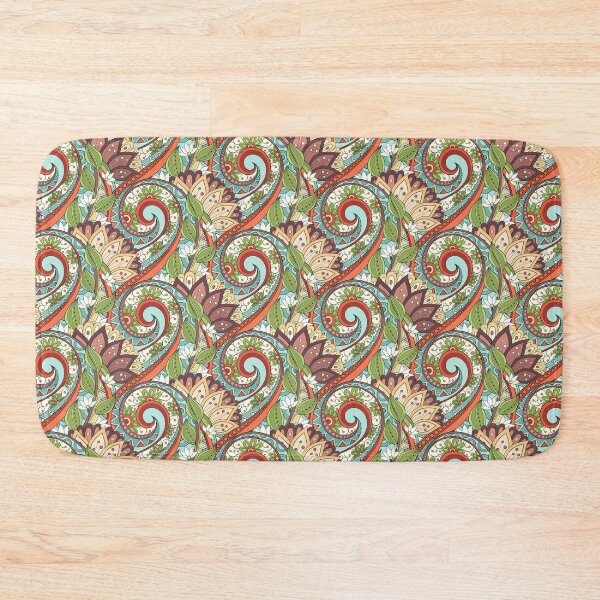 Item preview, Paisley Print with Vintage Floral Motifs designed and sold by lissantee.