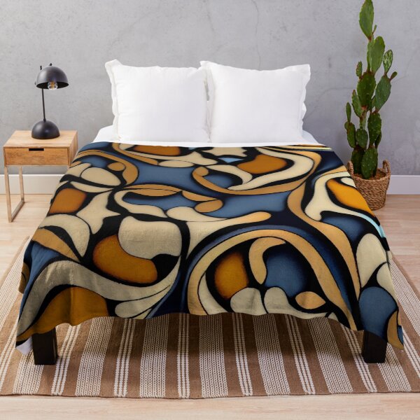 Item preview, Irregular Abstract Ceramic Traditional Pattern Digital Painting designed and sold by CodeAndColors.