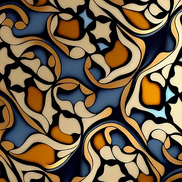 Vorschaubild zum Design Irregular Abstract Ceramic Traditional Pattern Digital Painting von CodeAndColors