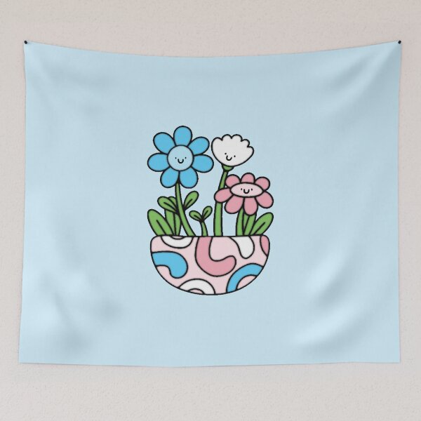 Item preview, Transgender Pride Flower Pot designed and sold by everything4eva.