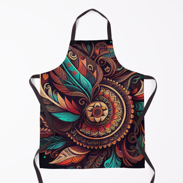 Artikelvorschau, Drawn Cool Bohemian Pattern Digital Painting entworfen und verkauft von CodeAndColors.