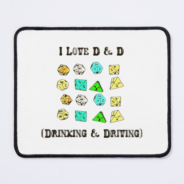 Item preview, I Love D & D (Drinking and Driving) designed and sold by Handrixx.