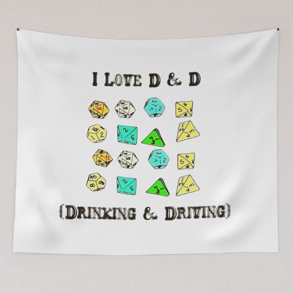 Item preview, I Love D & D (Drinking and Driving) designed and sold by Handrixx.