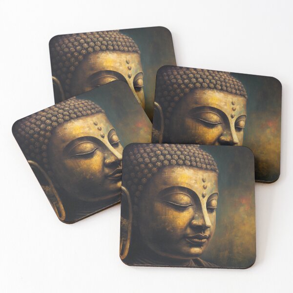 Item preview, Luxurious Buddha Portrait Painting designed and sold by bharuarts.