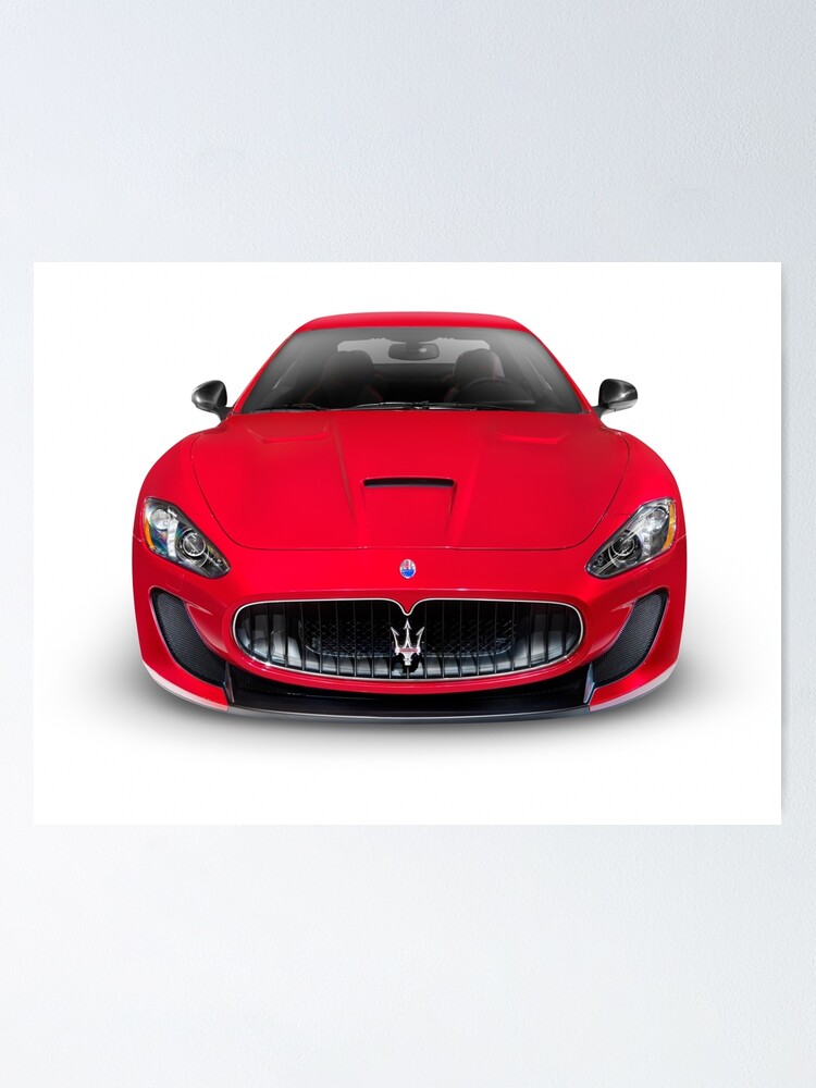 Poster 15 Maserati Granturismo Mc Centennial Edition Voiture De Luxe Vue De Face Art Photo Imprimer Par Artnudephotos Redbubble