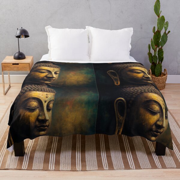Item preview, Luxurious Buddha Portrait Painting designed and sold by bharuarts.