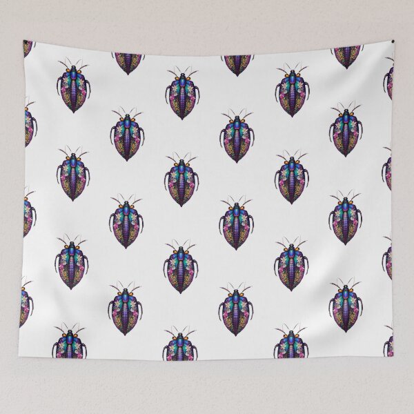 Item preview, Iridescent metallic crystal colorful floral bug designed and sold by rockate.