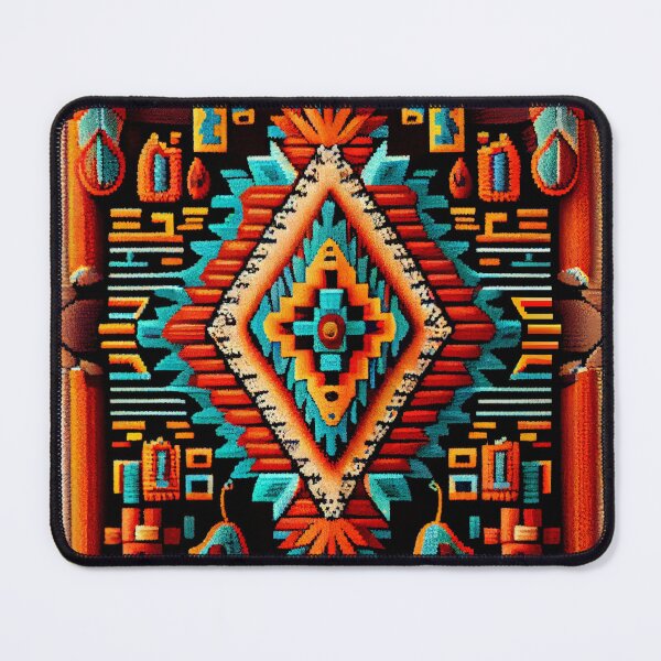 Item preview, Dense Vibrant Balanced Southwestern Pattern Digital Painting designed and sold by CodeAndColors.