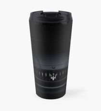 Maserati Ghibli S Q4 luxury car on black art photo print Travel Mug