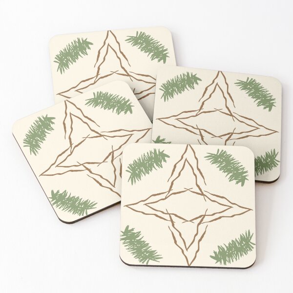 Item preview, Twigs & Branches Nature Pattern Neutral designed and sold by BirdsNatureArt.