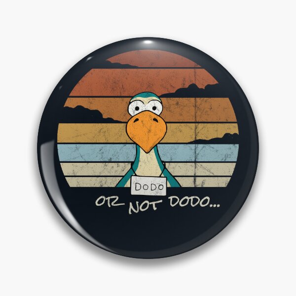 Artikelvorschau, Lustiger Retro Cartoon Dodo or not Theater Wortspiel entworfen und verkauft von Skizzenmonster.