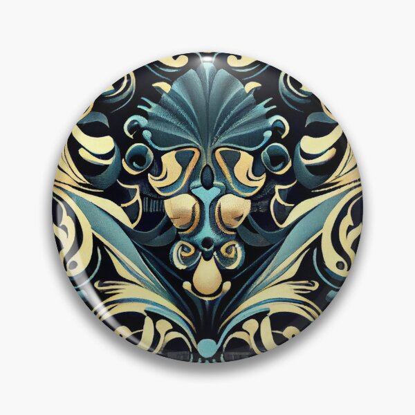 Artikelvorschau, Cartoon Detailed Soft Artistic Hollywood Regency Pattern Digital Painting entworfen und verkauft von CodeAndColors.