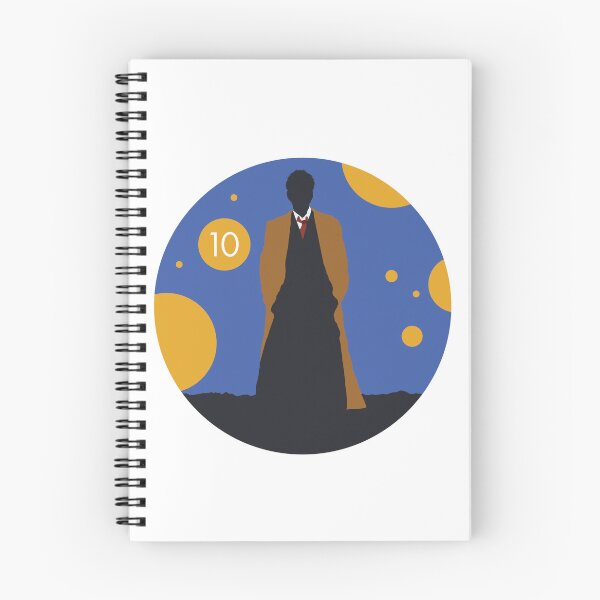 Item preview, Silhouette Tenth Doctor David Tennant designed and sold by Blue Box Artworks.