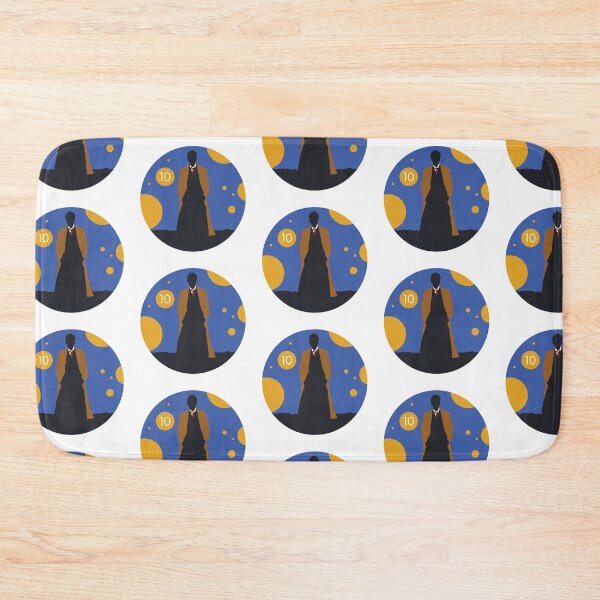 Item preview, Silhouette Tenth Doctor David Tennant designed and sold by Blue Box Artworks.