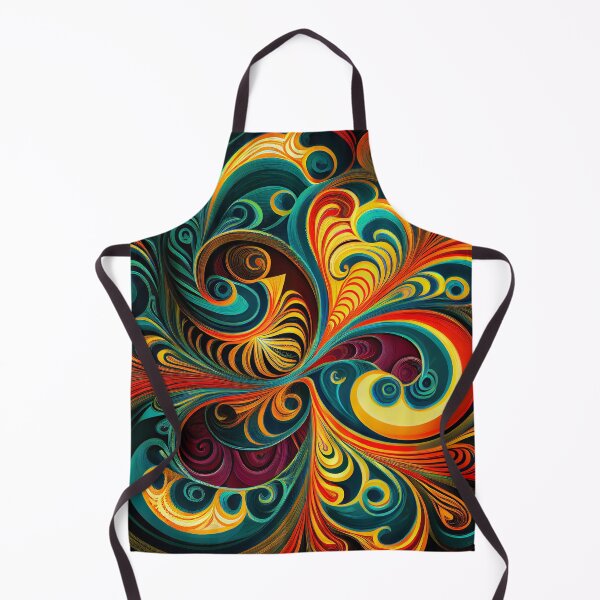 Artikelvorschau, Drawn Swirling Dynamic Vivid European Pattern Digital Painting entworfen und verkauft von CodeAndColors.