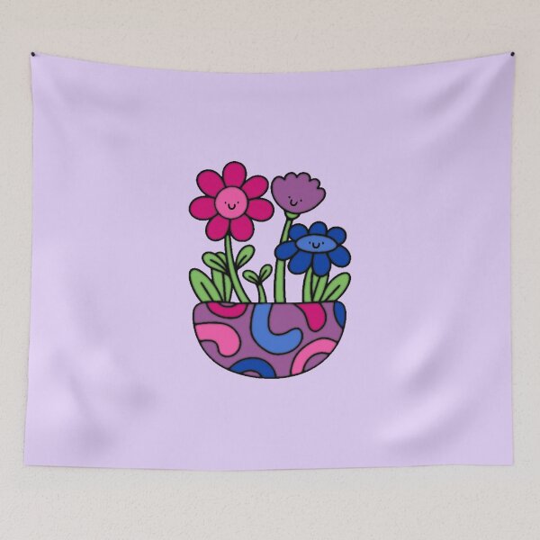 Item preview, Bi Pride Flower Pot designed and sold by everything4eva.