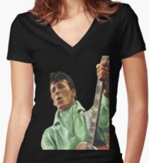 GENE VINCENT Women's Fitted V-Neck T-Shirt