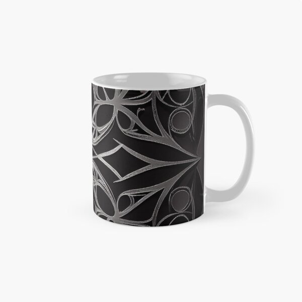 Aperçu de l'œuvre Dazzling Gothic Minimalist Pattern Digital Painting créée et vendue par CodeAndColors.