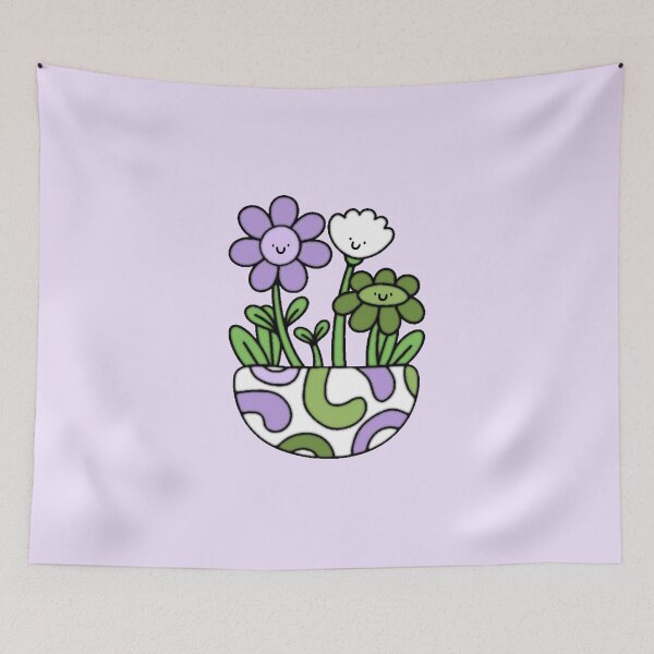 Item preview, Genderqueer Pride Flower Pot designed and sold by everything4eva.