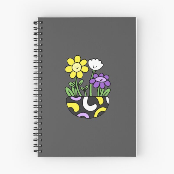 Item preview, Nonbinary Pride Flower Pot designed and sold by everything4eva.