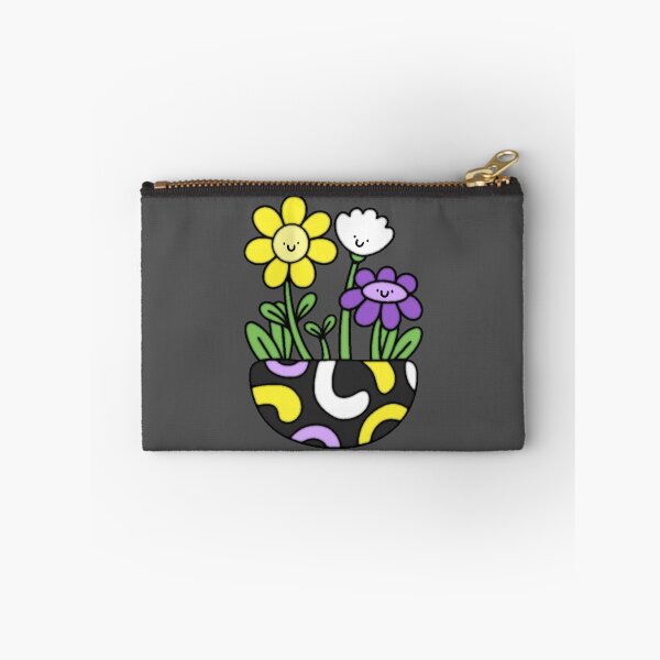 Item preview, Nonbinary Pride Flower Pot designed and sold by everything4eva.