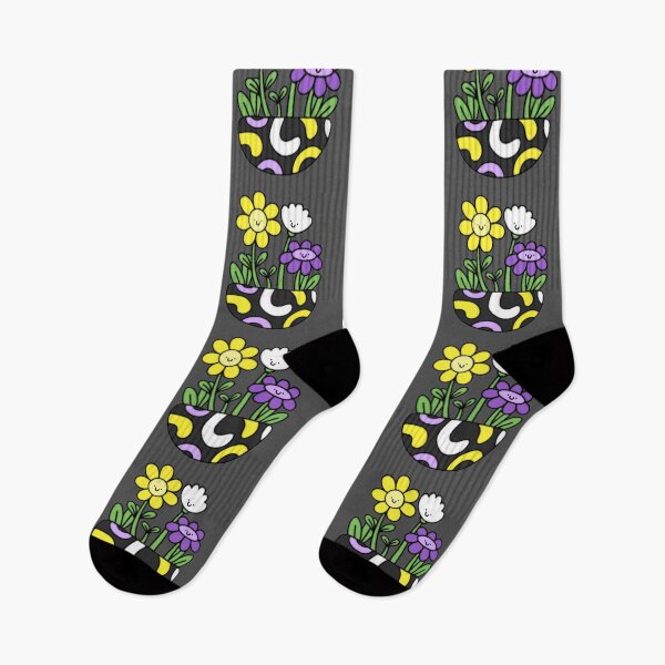 Item preview, Nonbinary Pride Flower Pot designed and sold by everything4eva.